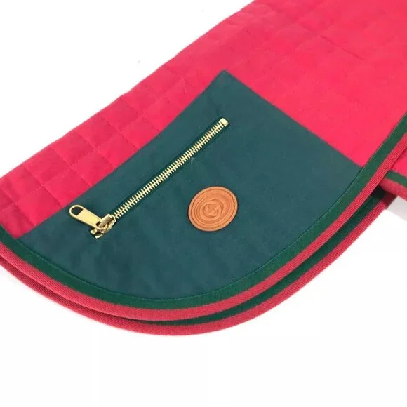 GUCCI Dog Puppy Doggie Pet coat GG For dogs cotton Red/Green - Picture 5 of 14